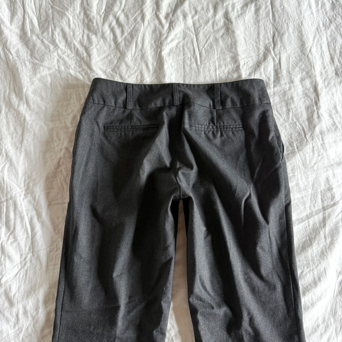 Montego Low-Rise Office Siren Straight Fit Trousers - Size S