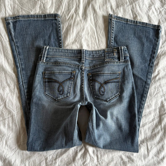 Esprit Low-Rise Light Wash Straight Fit Jeans - Size S/M
