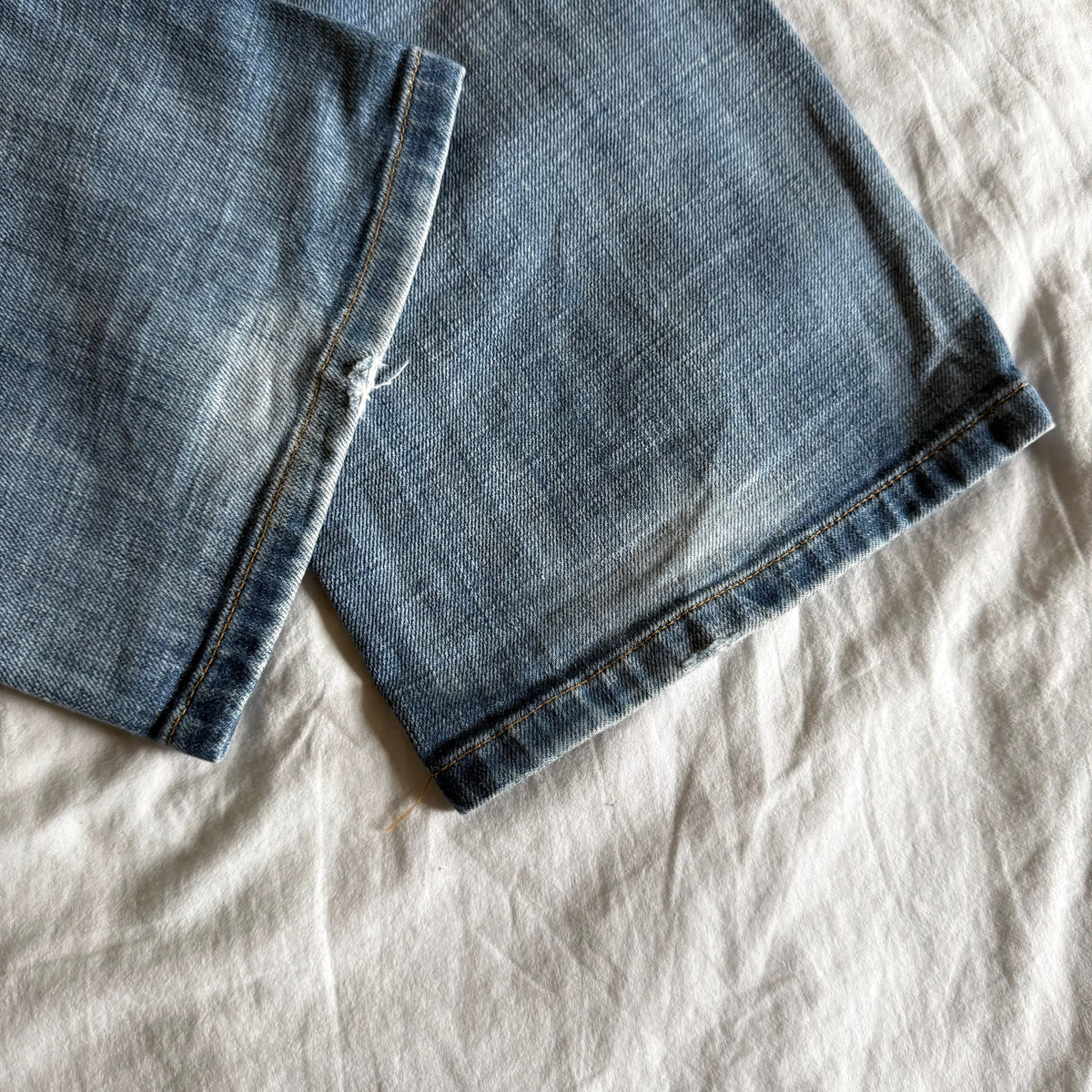 Only Low-Rise Light Wash Straight Fit Jeans - Size L