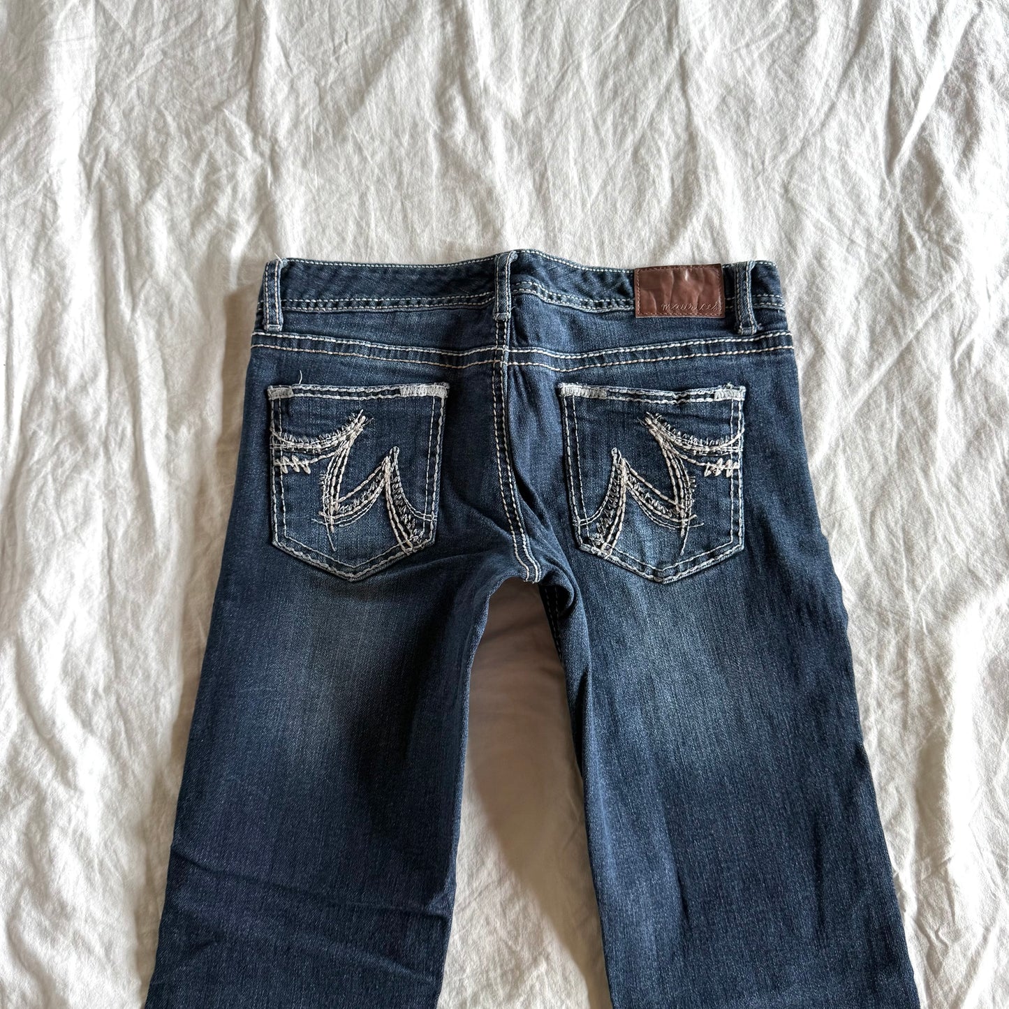 Maurices Low-Rise Dark Wash Bootcut Jeans - Size XS