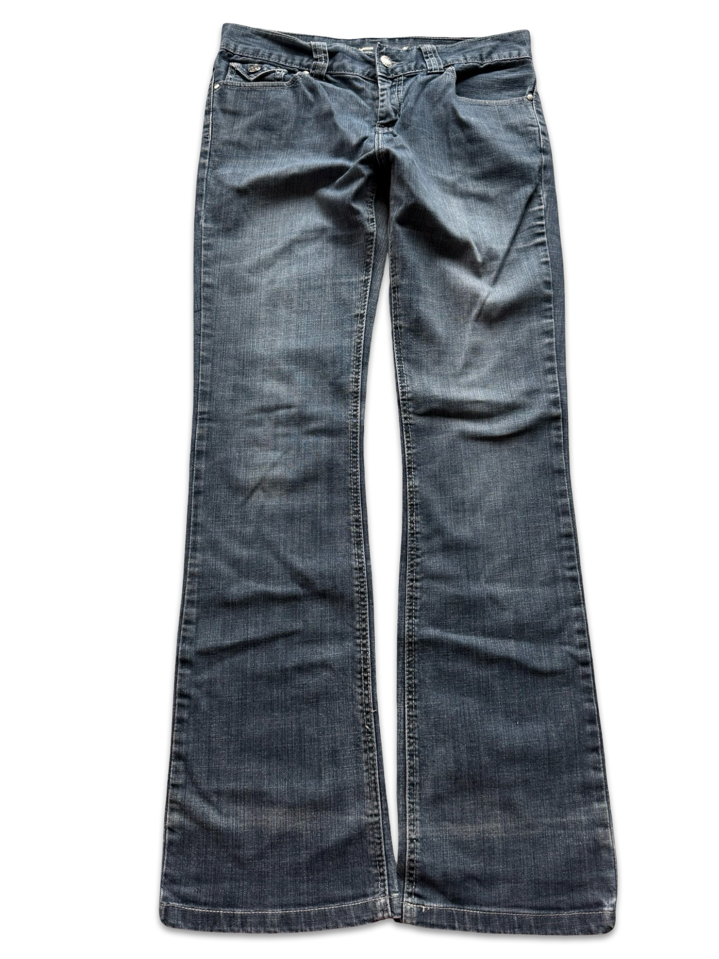 Creeks Mid-Rise Straight Fit Jeans (L)