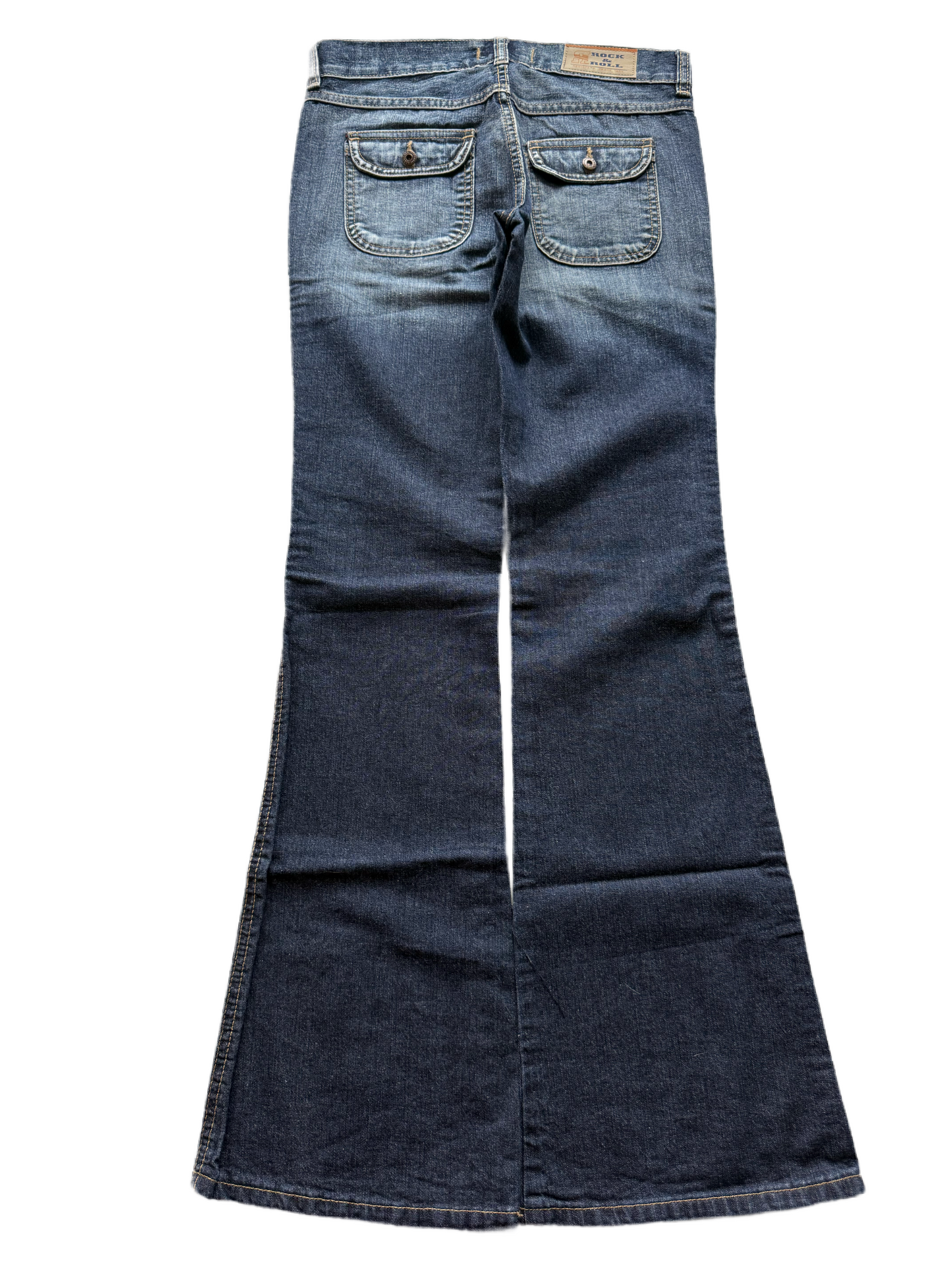 Rock & Roll Low-Rise Bootcut Jeans (XS)