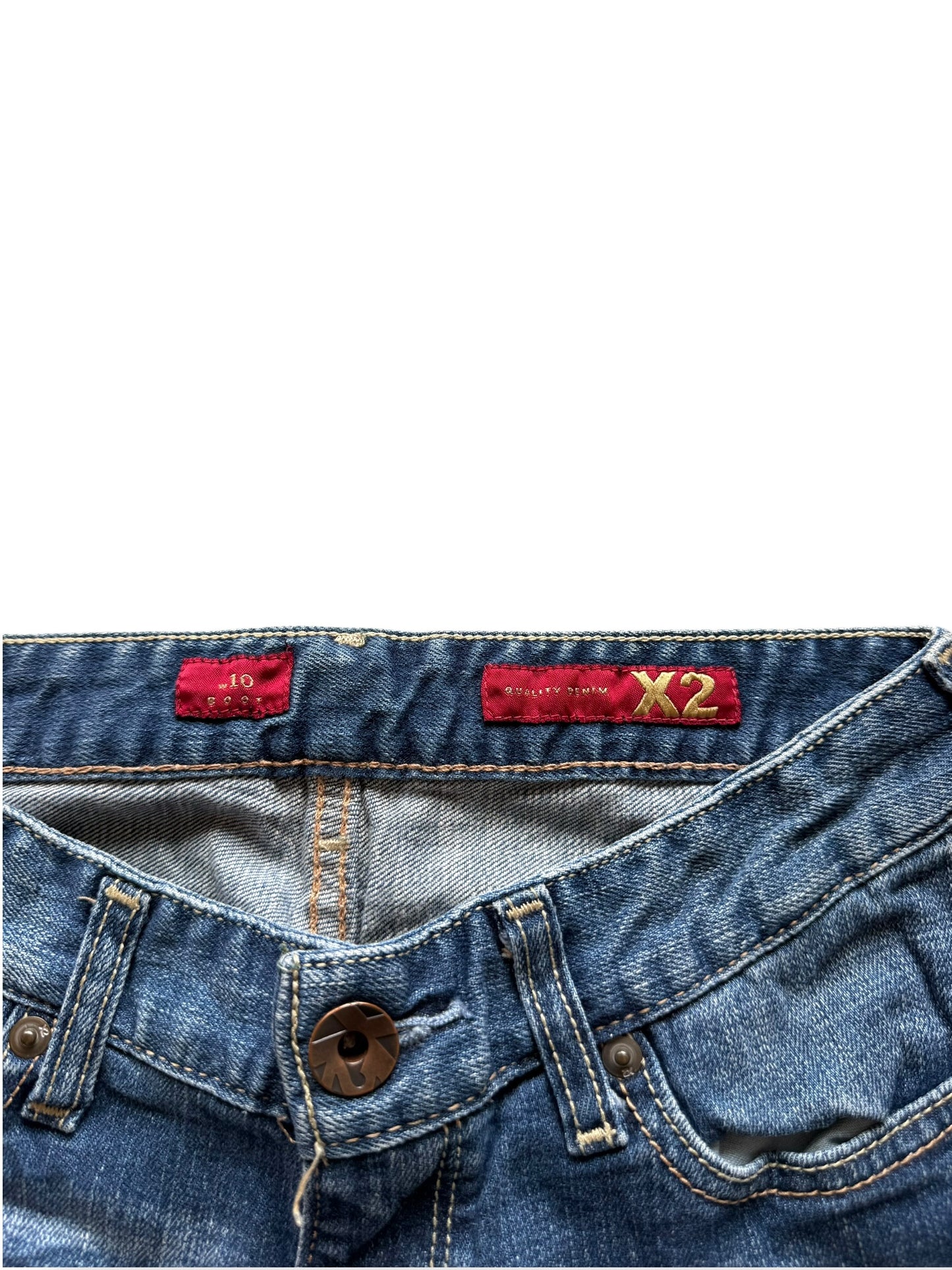 X2 Low-Rise Bootcut Jeans (XS)