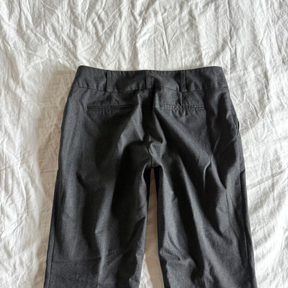 Montego Low-Rise Office Siren Straight Fit Trousers - Size S