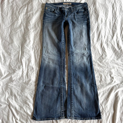 Big Star Low-Rise Medium Wash Bootcut Jeans - Size L