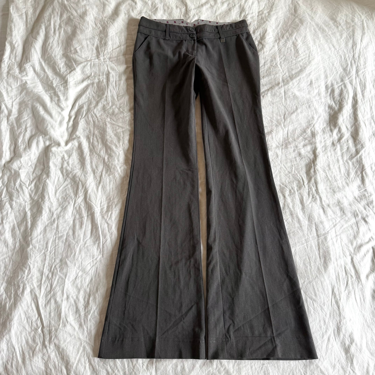 Cache Cache Low-Rise Office Siren Bootcut Trousers - Size S