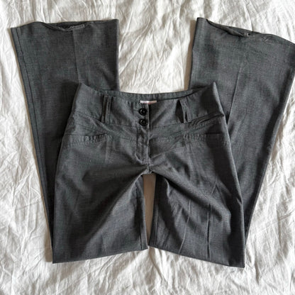 Orsay Low-Rise Office Siren Bootcut Trousers - Size M