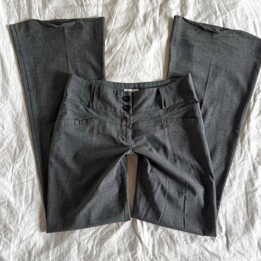 Orsay Low-Rise Office Siren Bootcut Trousers - Size M