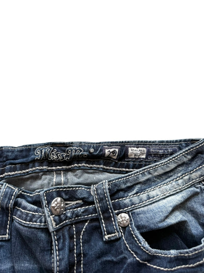 Miss Me Low-Rise Bootcut Jeans (S)