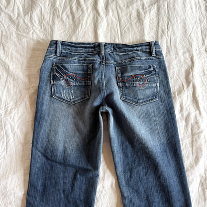 Revers Low-Rise Medium Wash Straight Fit Jeans - Size S/M