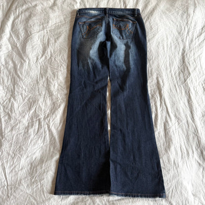 DKNY Low-Rise Medium Wash Bootcut Jeans - Size S