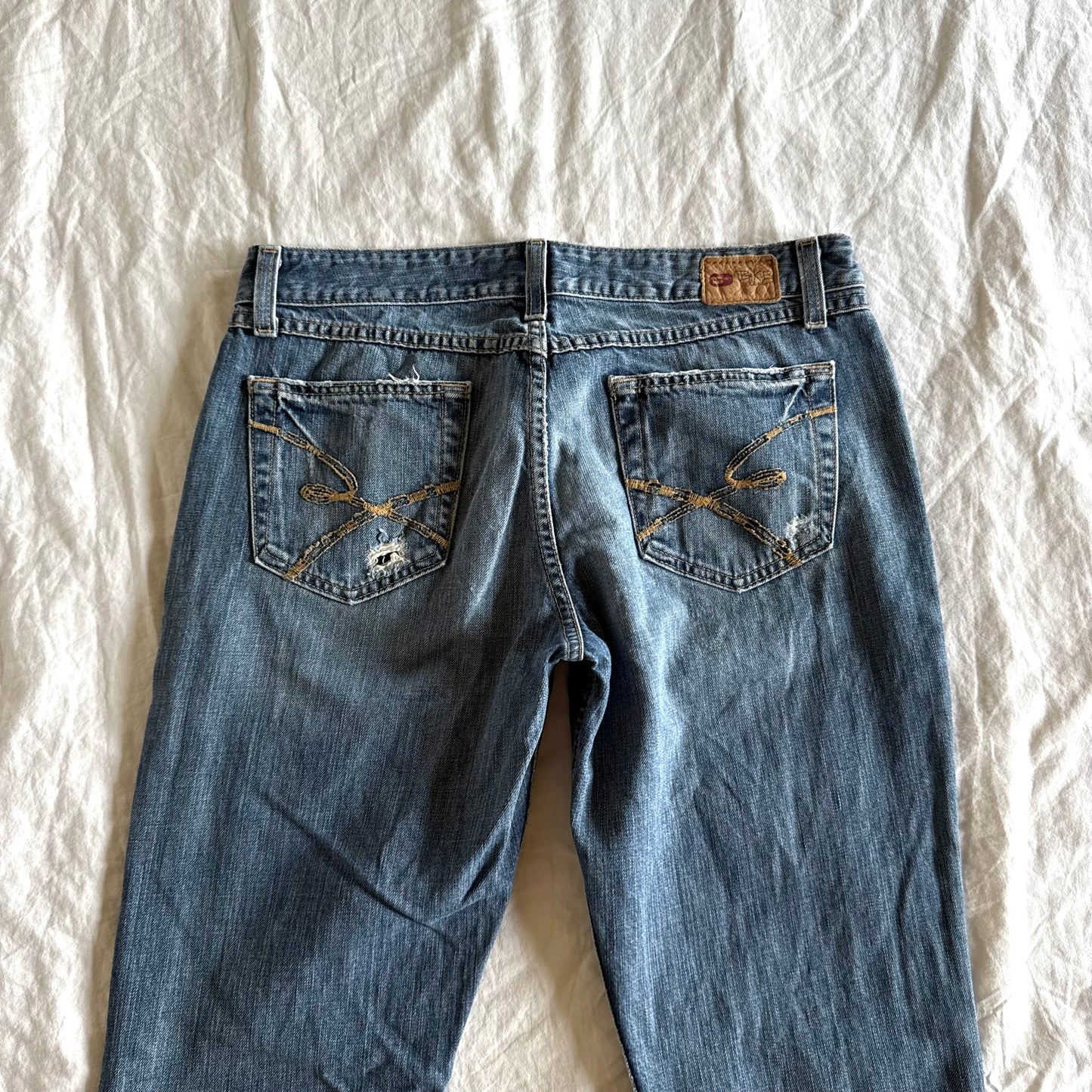 BKE Low-Rise Medium Wash Flared Jeans - Size M