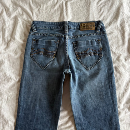 Esprit Low/Mid-Rise Medium Wash Straight Fit Jeans - Size S
