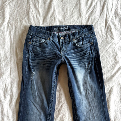 Maurices Low-Rise Medium Wash Bootcut Jeans - Size S