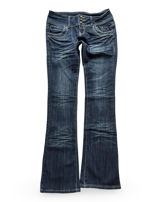 Revers Low-Rise Bootcut Jeans (M)