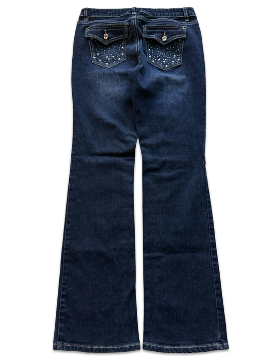 APT 9 Mid-Rise Bootcut Jeans (S)