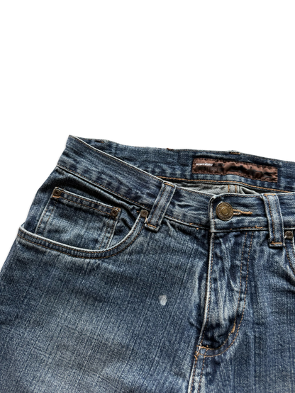 Shine Mid-Rise Baggy Jeans (L)