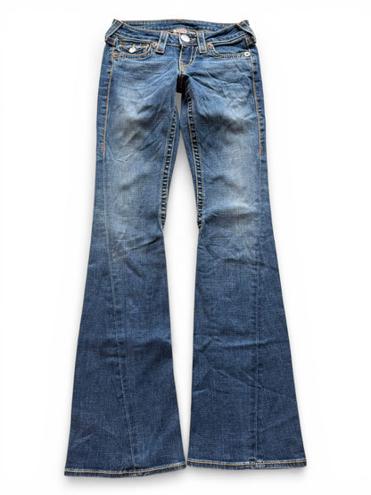 True Religion Low-Rise Flared Jeans (XXS)