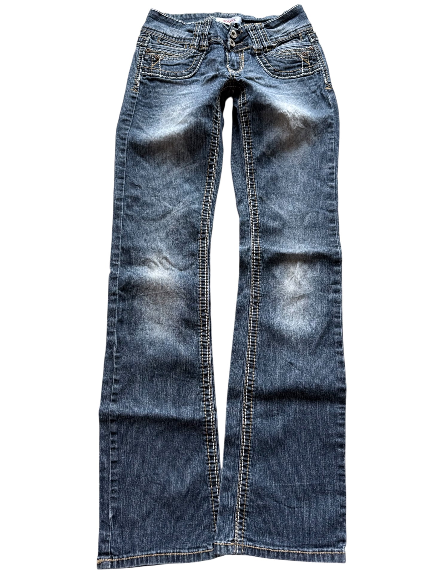 Vintage Low-Rise Straight Fit Jeans (XXS)
