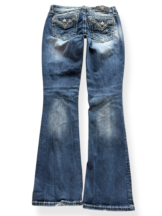Miss Me Low-Rise Bootcut Jeans (S)
