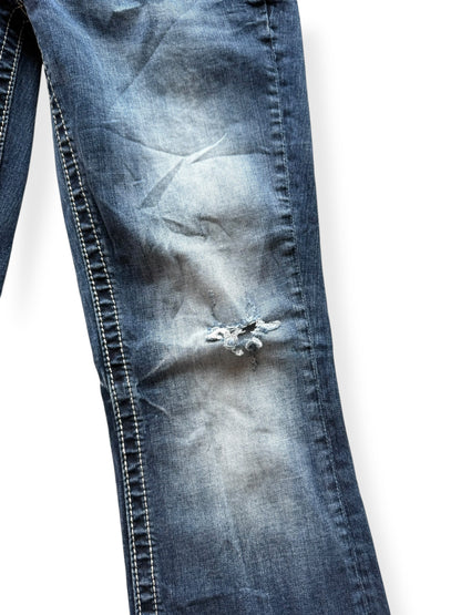 Miss Me Low-Rise Bootcut Jeans (S)