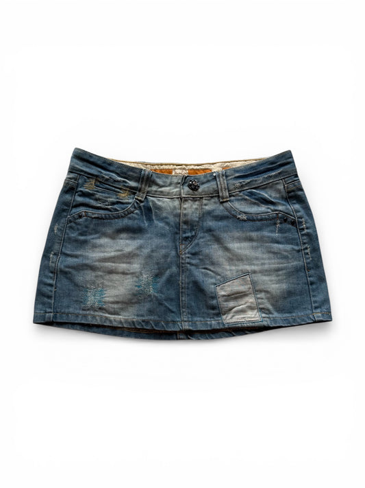 Yes Miss Denim Mini Skirt (S)