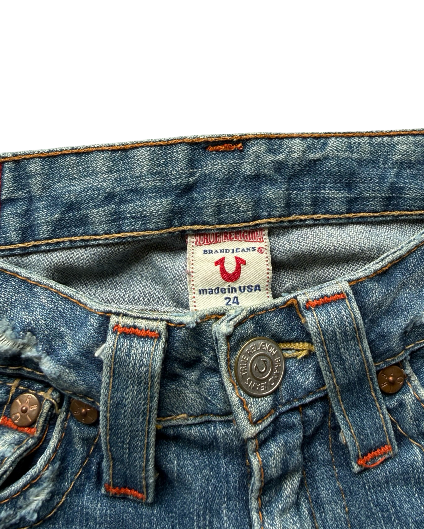 True Religion Low-Rise Bootcut Jeans (XXS)