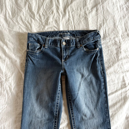 Maurices Low-Rise Medium Wash Bootcut Jeans - Size M