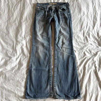 Big Star Low-Rise Light Wash Bootcut Jeans - Size XS/S