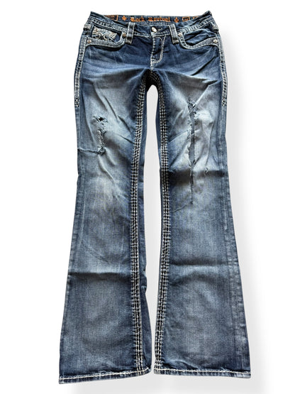 Rock Revival Low-Rise Bootcut Jeans (S)