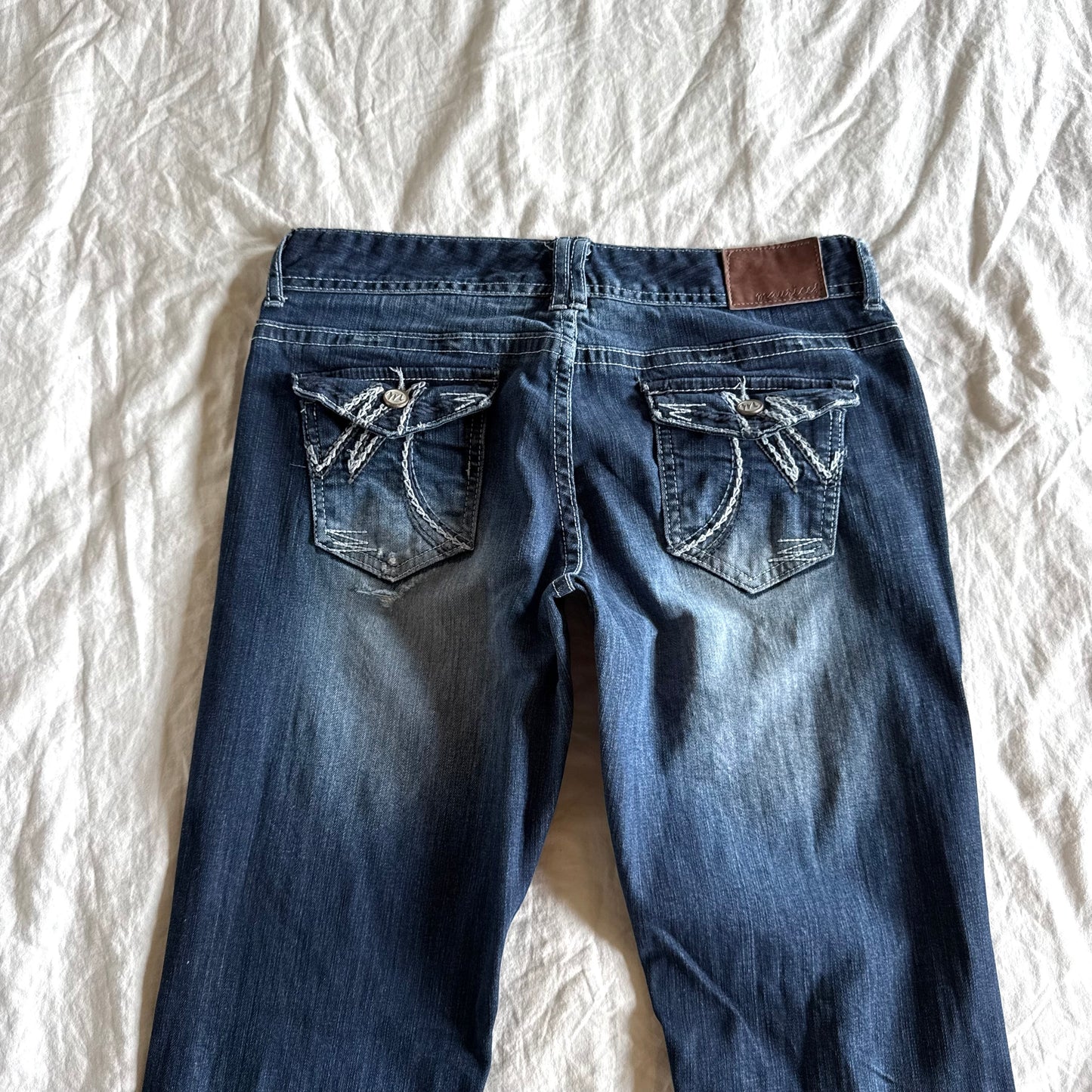 Maurices Low-Rise Medium Wash Bootcut Jeans - Size S