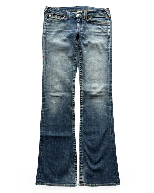 True Religion Low-Rise Straight Fit Jeans (L)