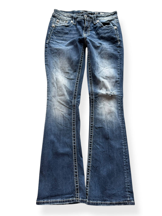 Miss Me Low-Rise Bootcut Jeans (S)