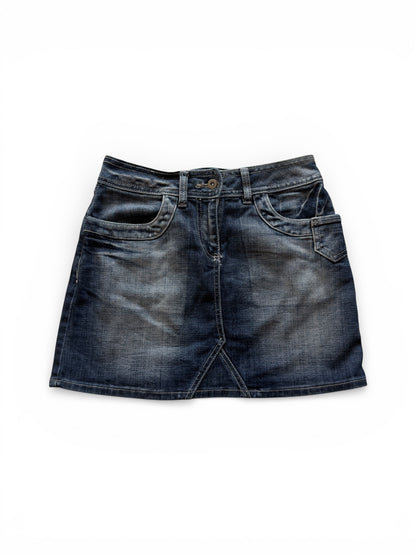 Vintage Denim Mini Skirt (S)
