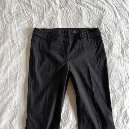 Melrose Low-Rise Office Siren Flared Trousers - Size L