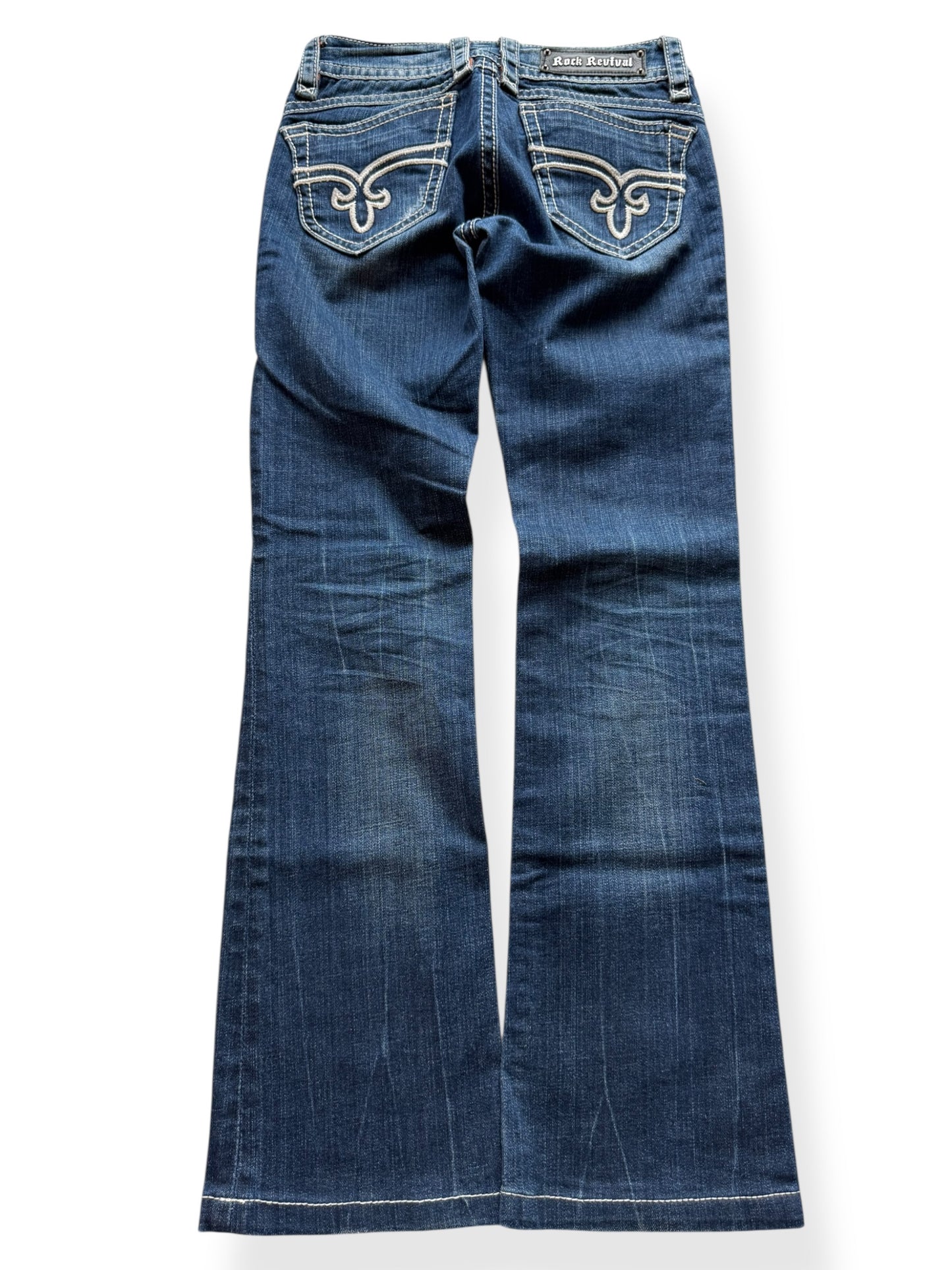 Rock Revival Low-Rise Bootcut Jeans (S)