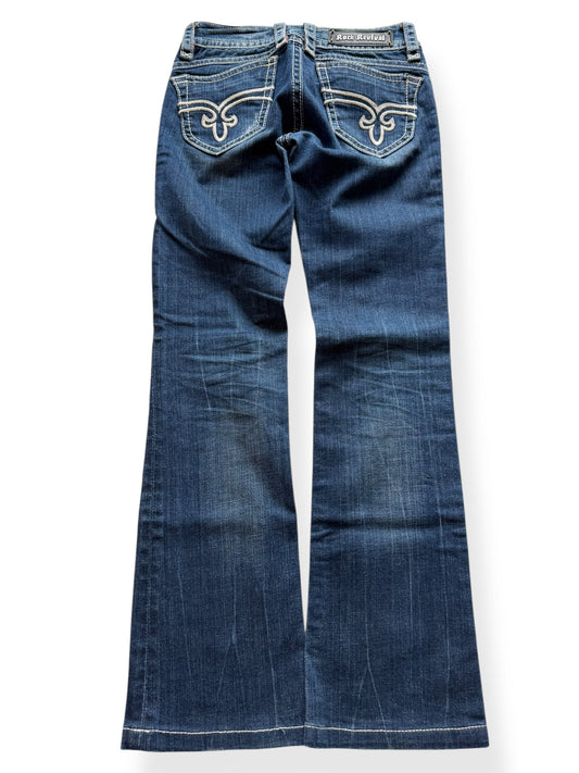 Rock Revival Low-Rise Bootcut Jeans (S)