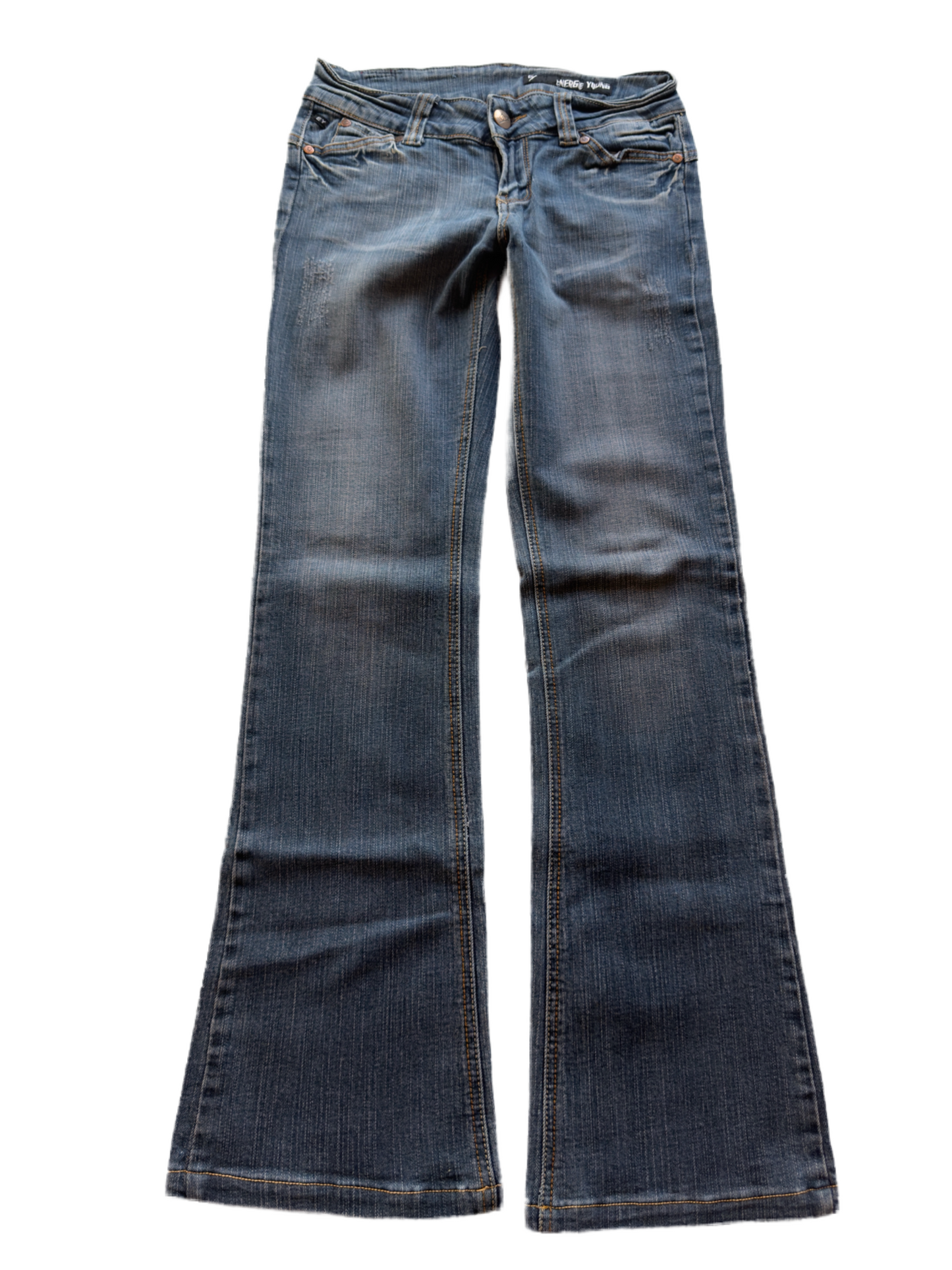 Vintage Low-Rise Straight Fit Jeans (S)