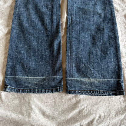 Esprit Low/Mid-Rise Medium Wash Straight Fit Jeans - Size S