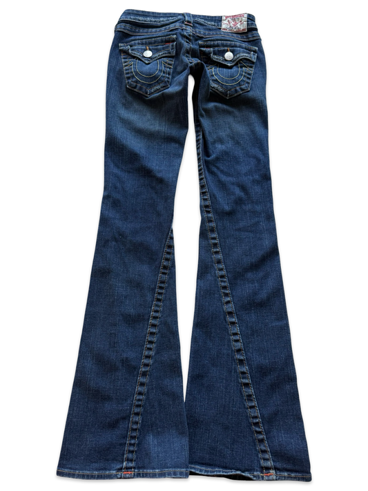 True Religion Low-Rise Flared Jeans (XXS)
