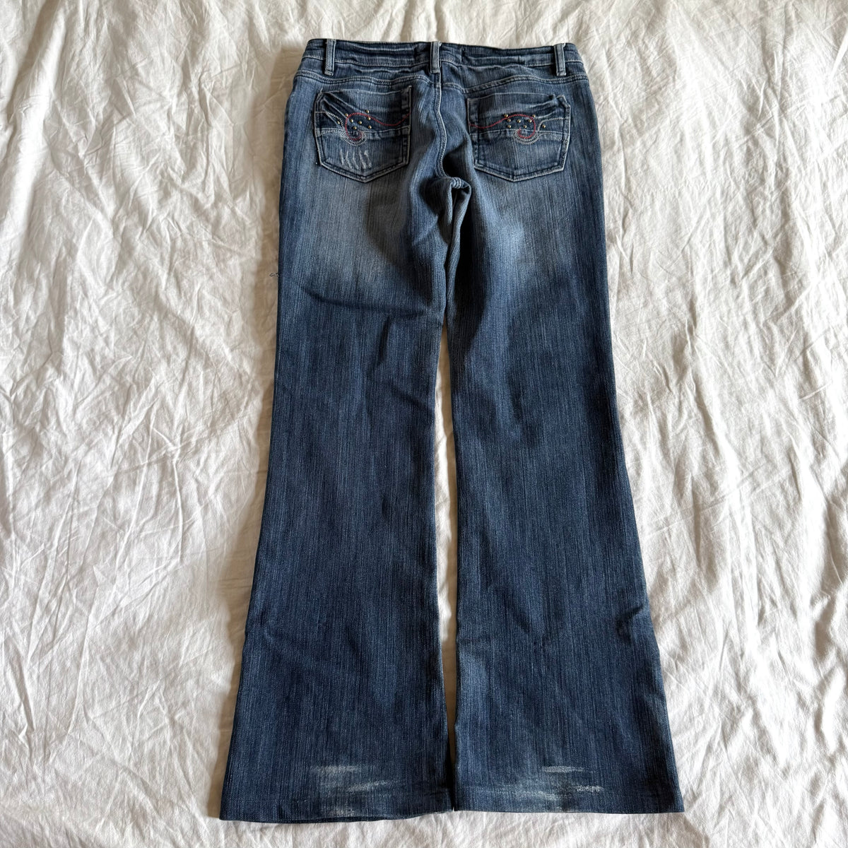 Revers Low-Rise Medium Wash Straight Fit Jeans - Size S/M