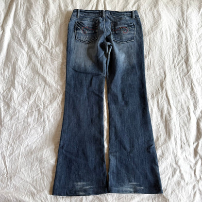 Revers Low-Rise Medium Wash Straight Fit Jeans - Size S/M