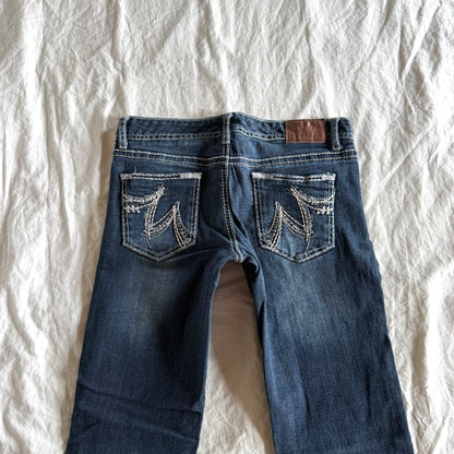 Maurices Low-Rise Dark Wash Bootcut Jeans - Size XS