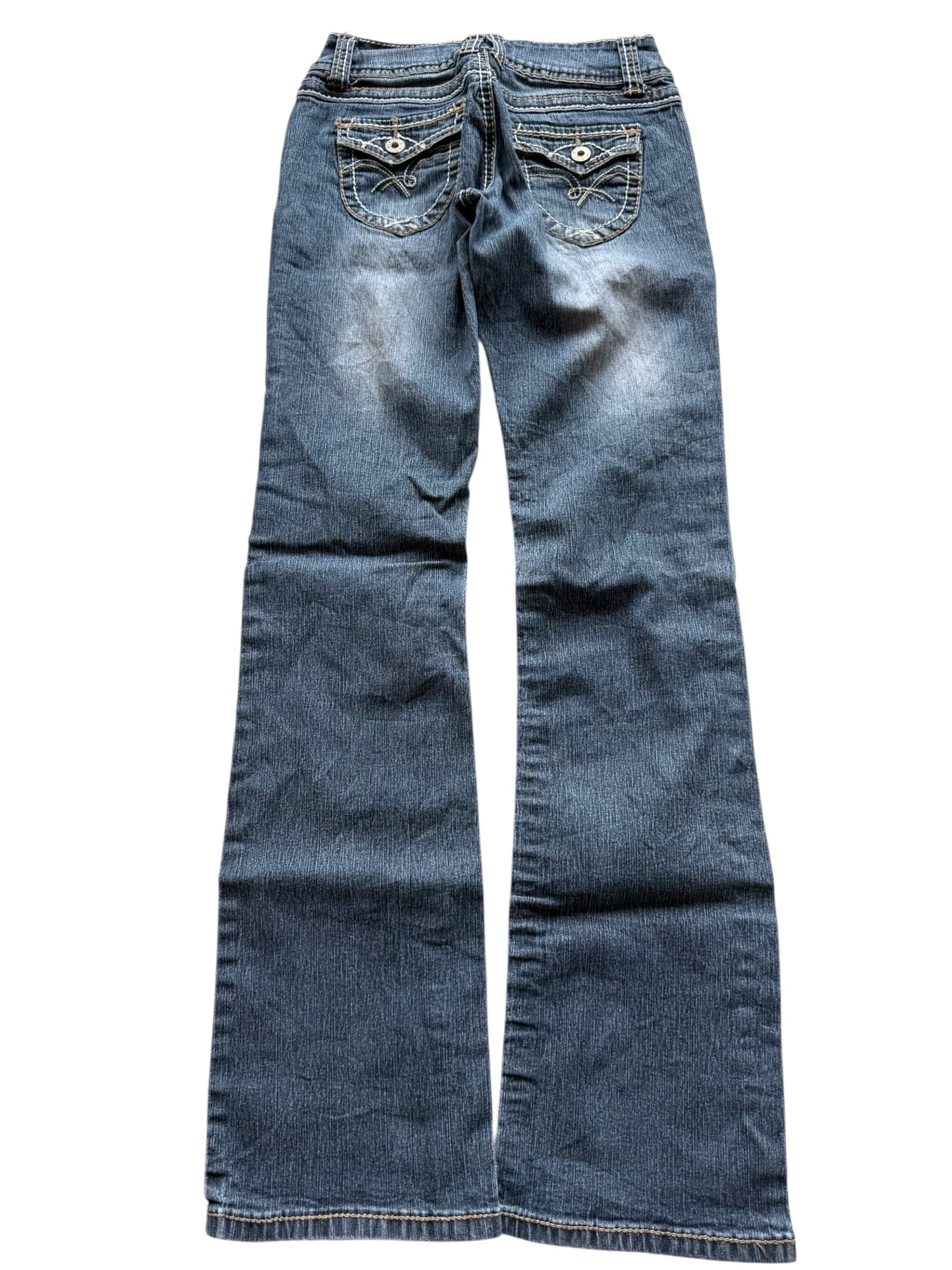 Vintage Low-Rise Straight Fit Jeans (XXS)