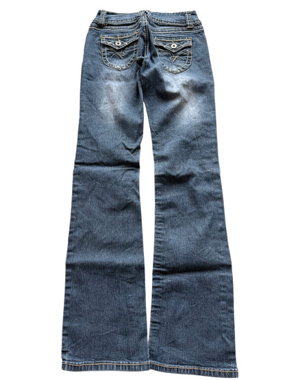 Vintage Low-Rise Straight Fit Jeans (XXS)