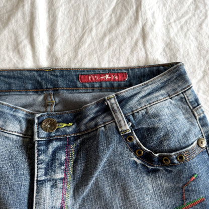 Fly 4 You Low-Rise Medium Wash Bootcut Jeans - Size L