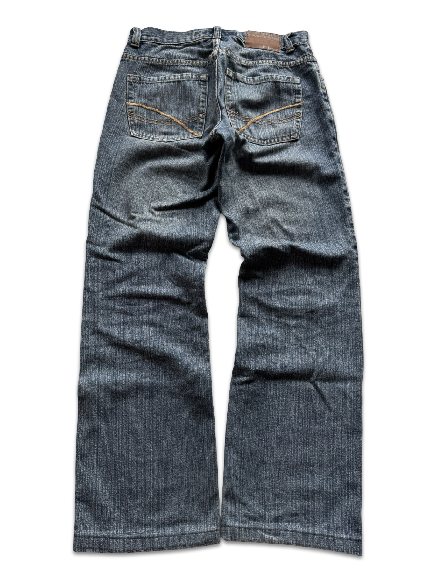 Shine Mid-Rise Baggy Jeans (L)