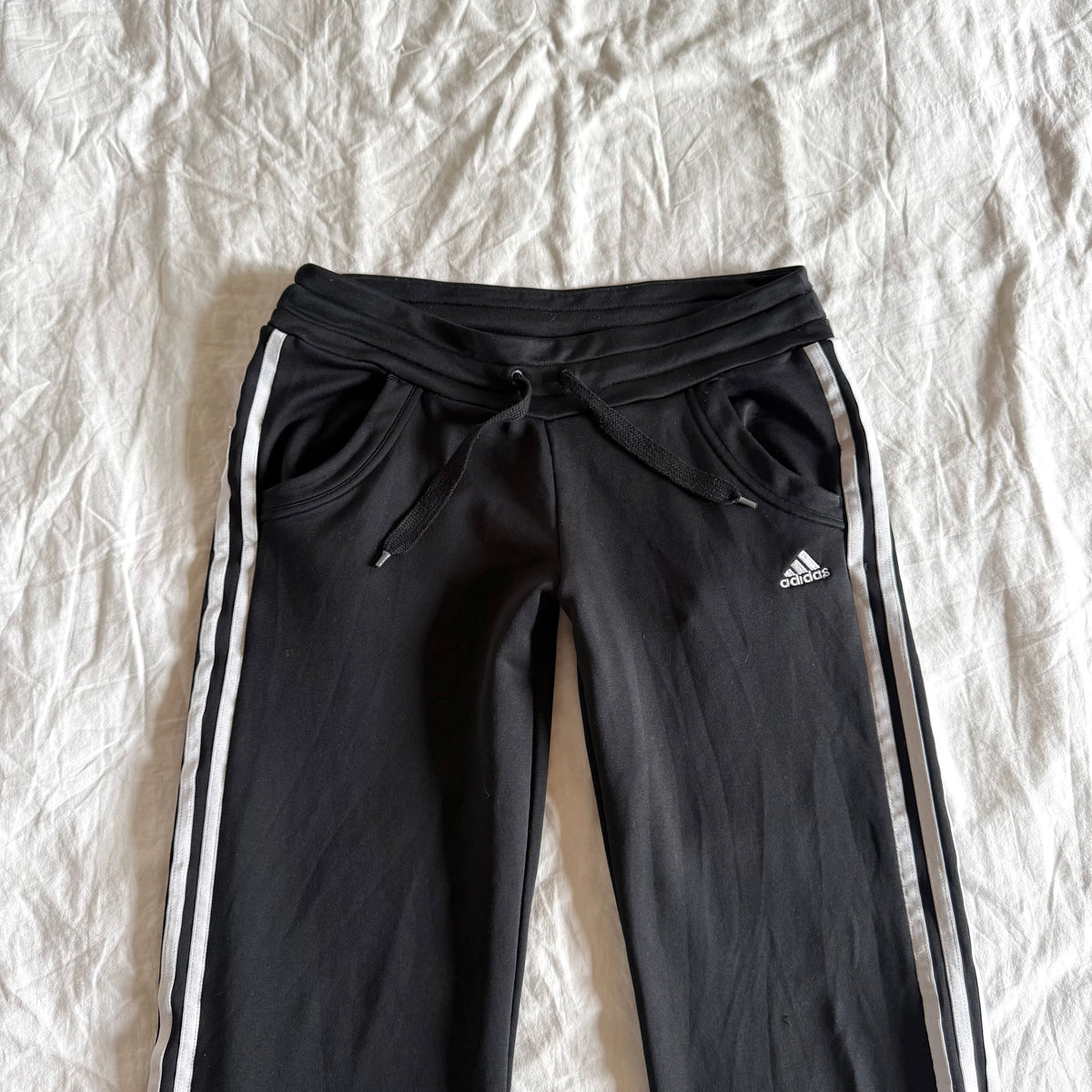 Adidas Low-Rise Straight Fit Pants - Size M