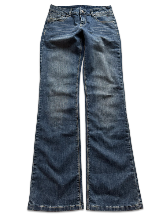 Yessica Mid-Rise Straight Fit Jeans (S)