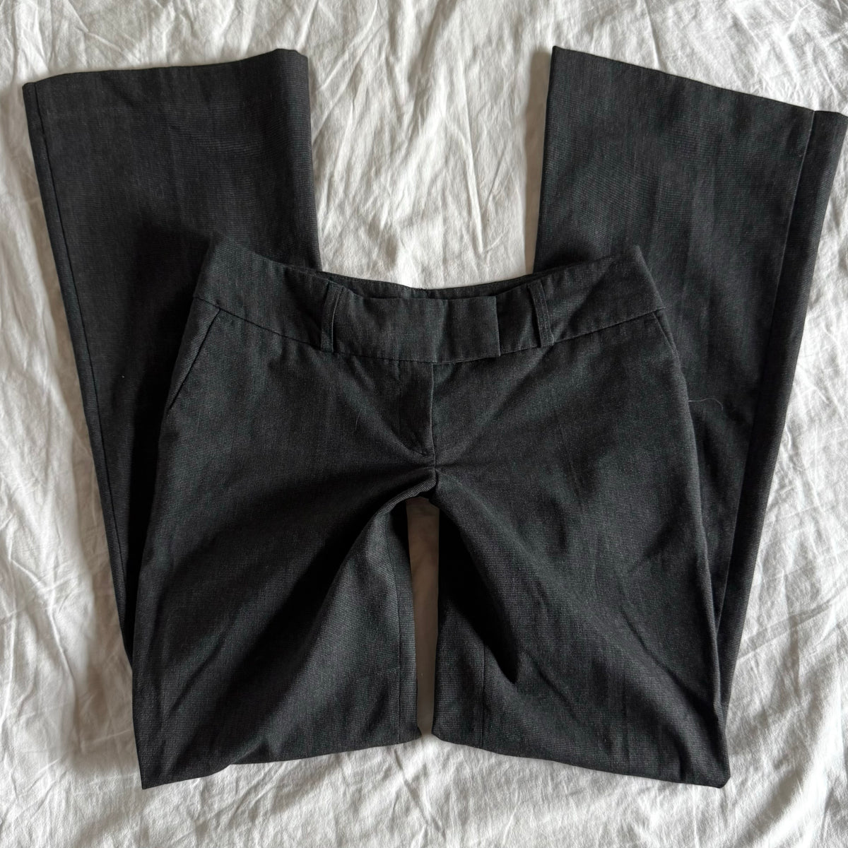 Montego Low-Rise Office Siren Straight Fit Trousers - Size S